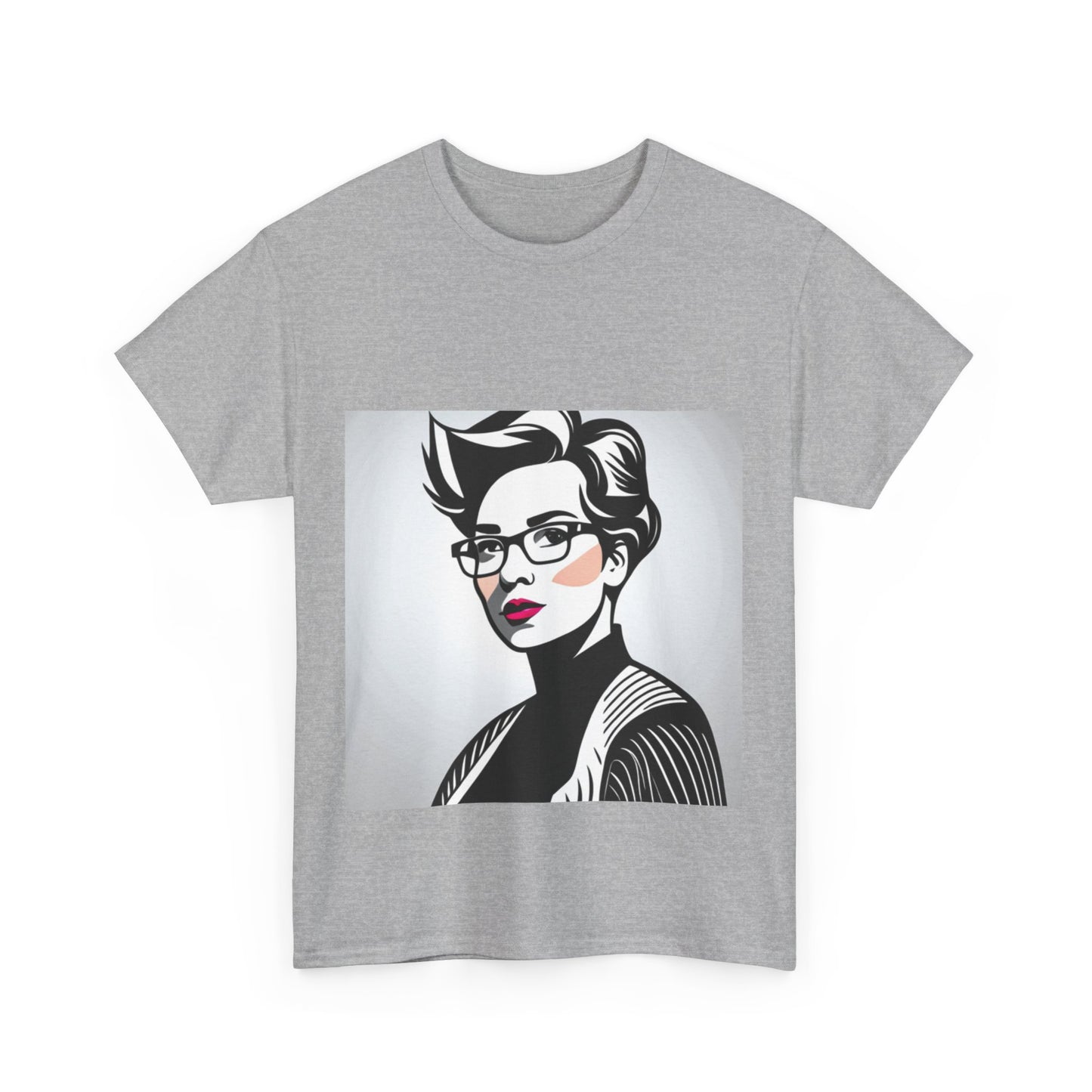 Female Model Graphic T-Shirt