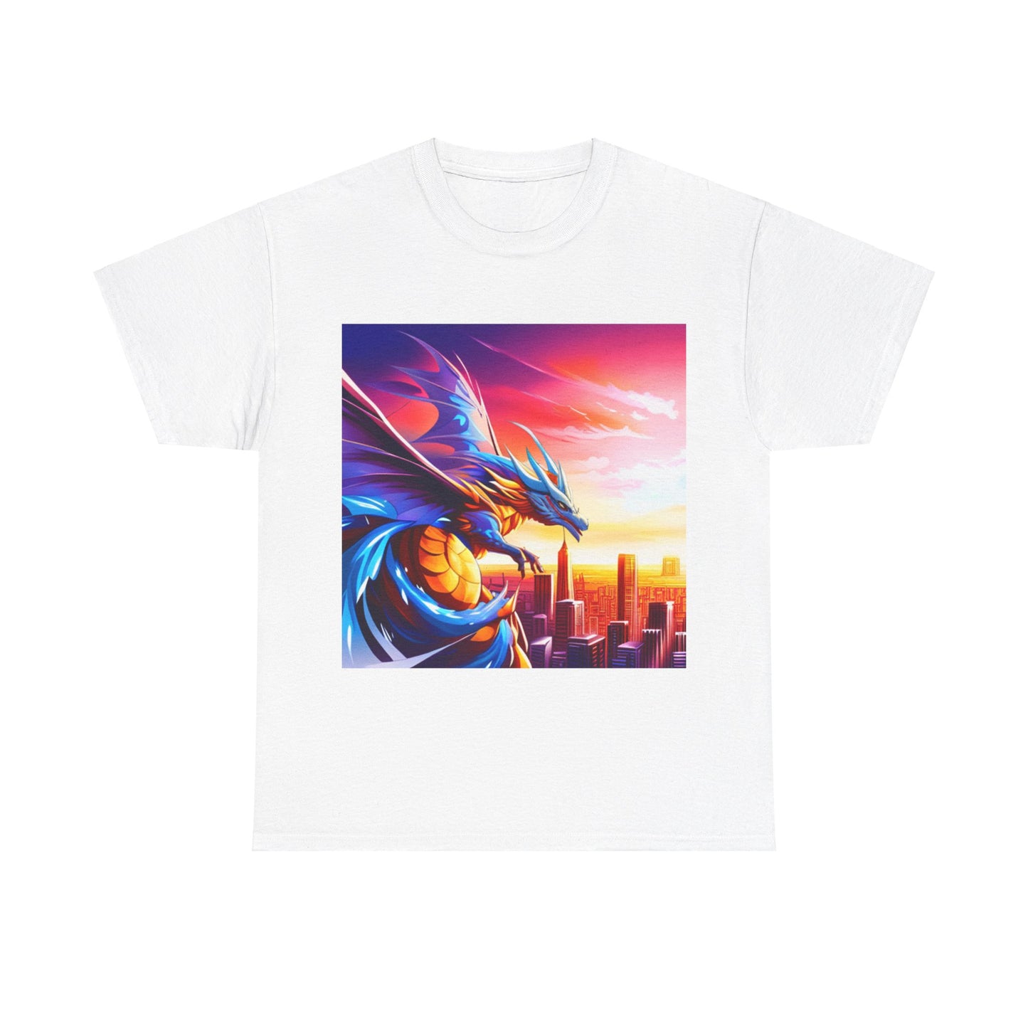 Dragon Cityscape Graphic Tee