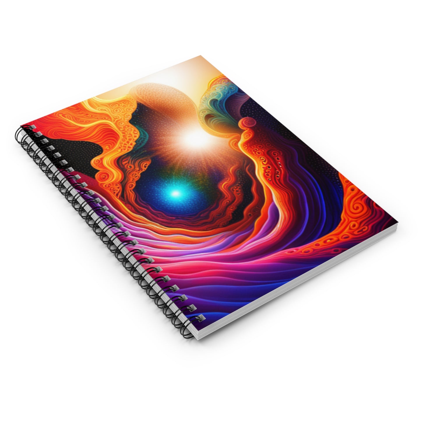 Abstract Art - Spiral Notebook - 8" x 6"