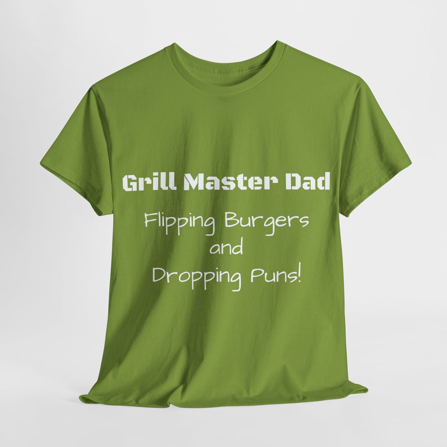 "Grill Master Dad: Flipping Burgers and Dropping Puns!" Tee