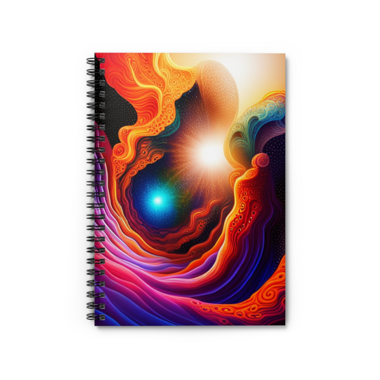 Abstract Art - Spiral Notebook - 8" x 6"