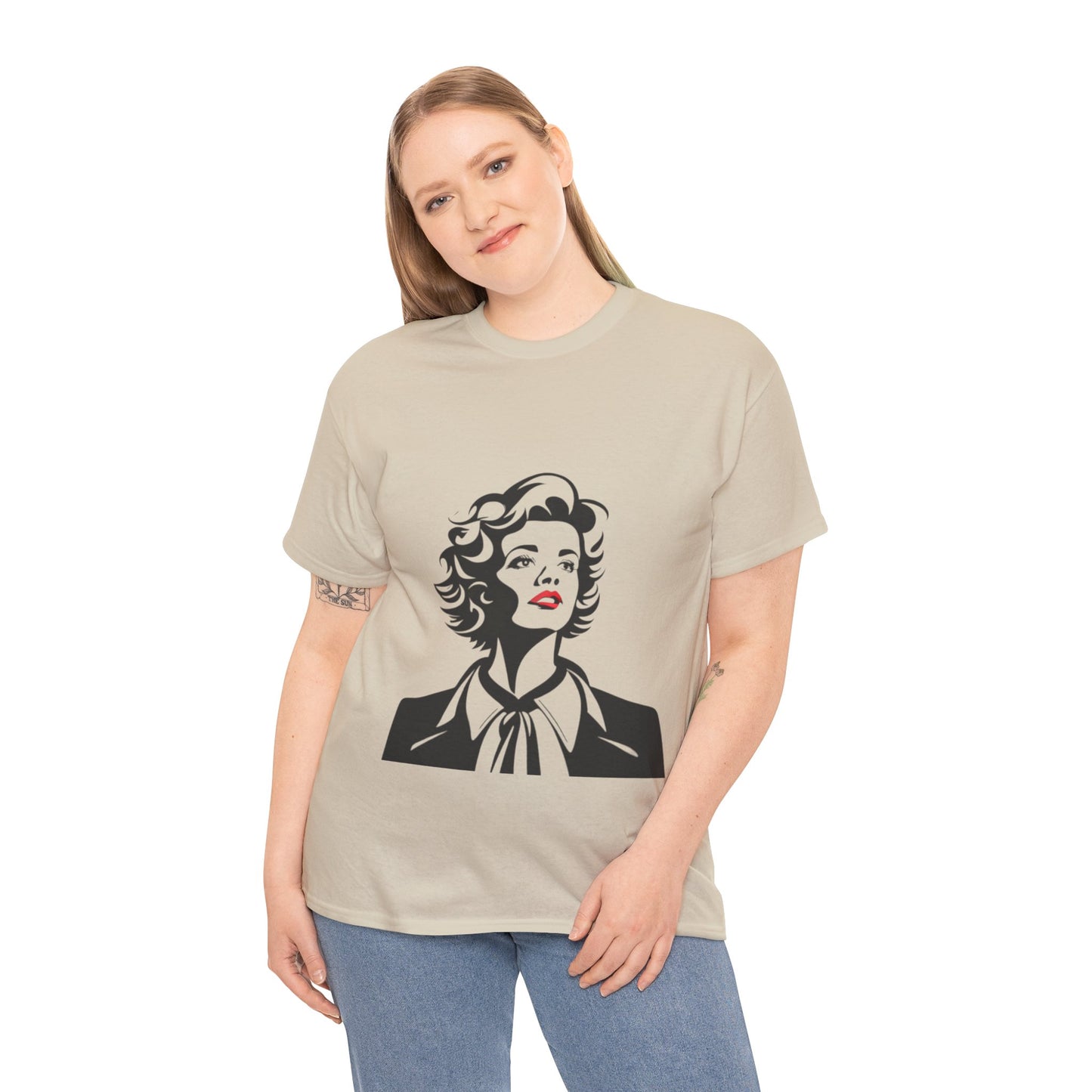 Business Woman Comic Art Graphic T-Shirt