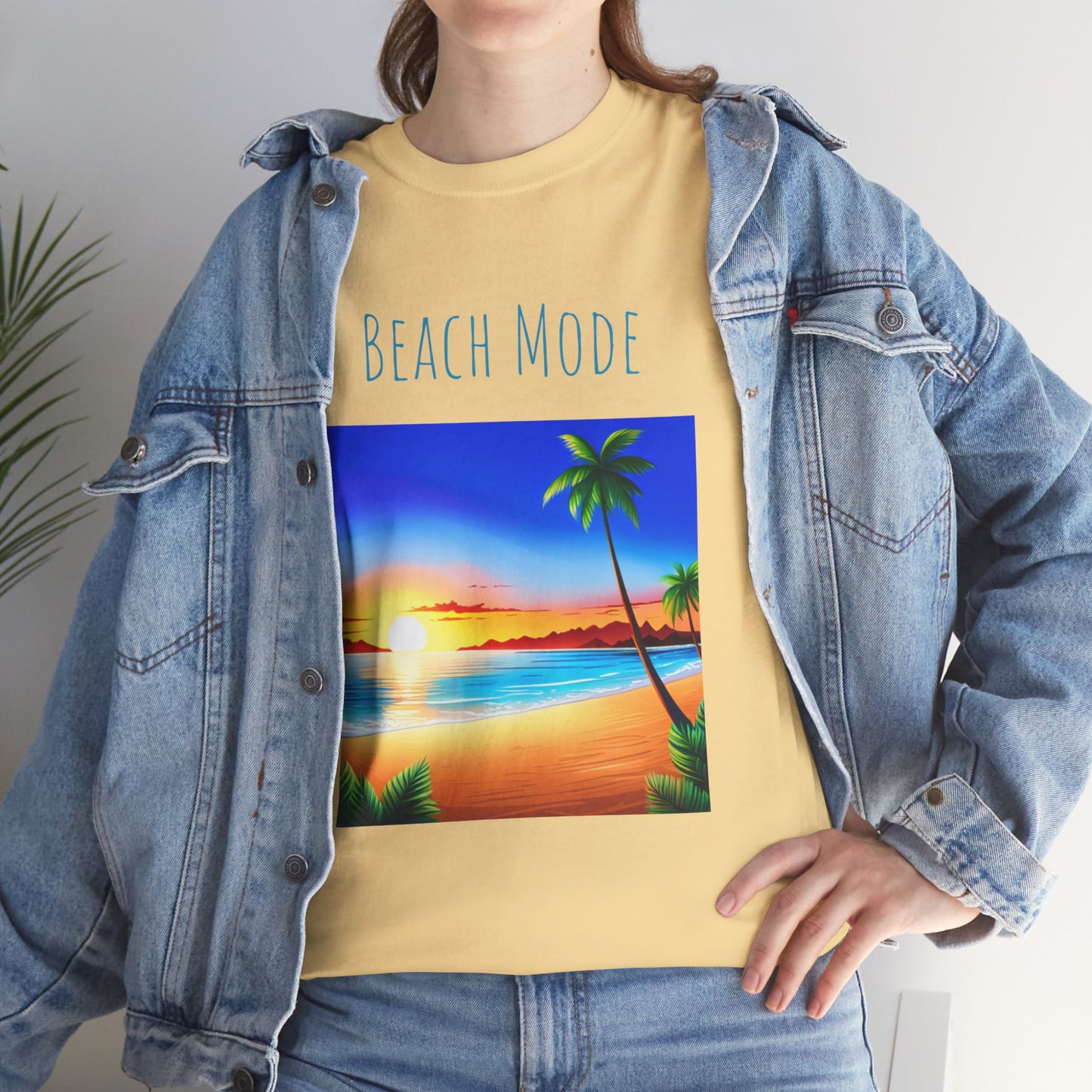 Beach Mode, Beach Graphic T-Shirt