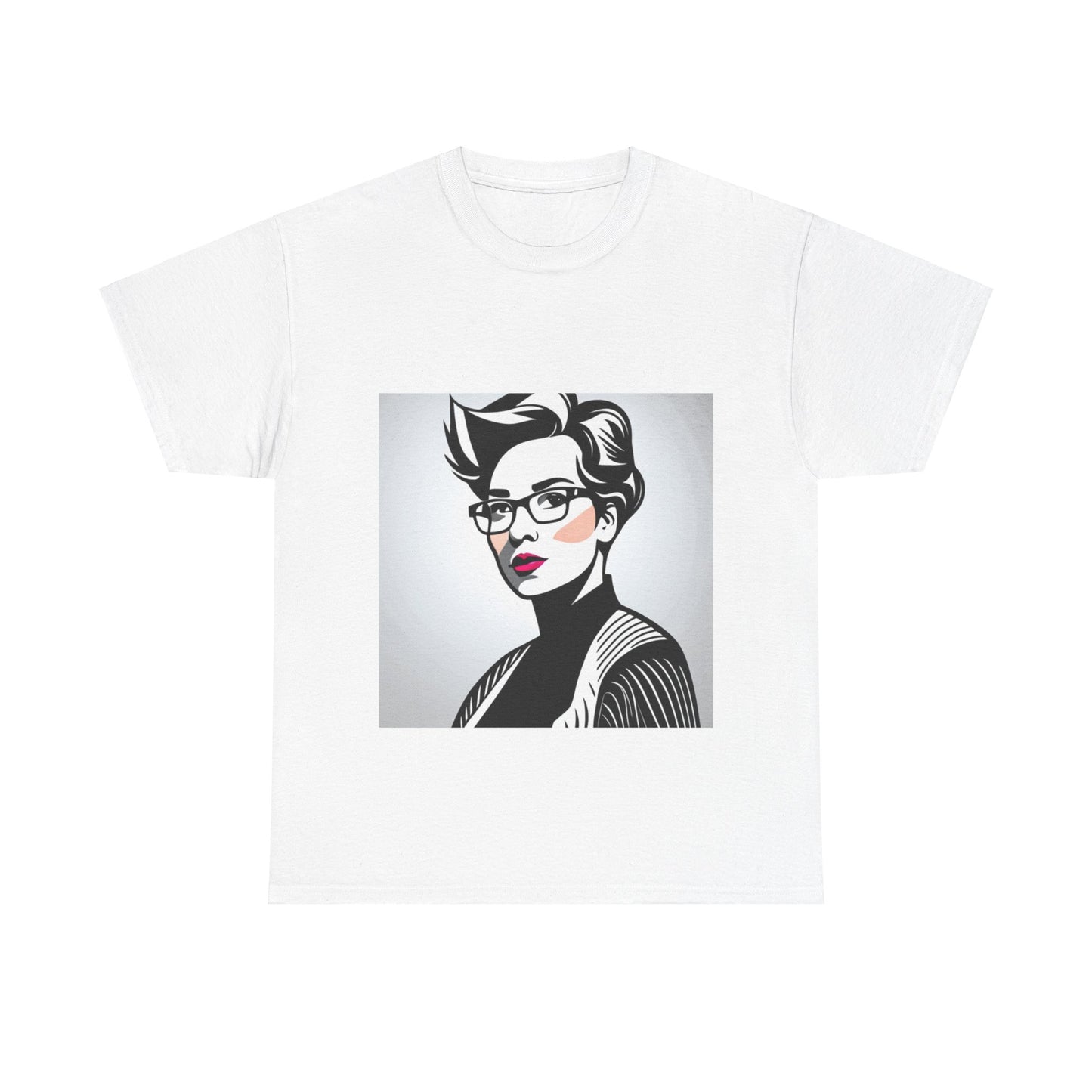 Female Model Graphic T-Shirt