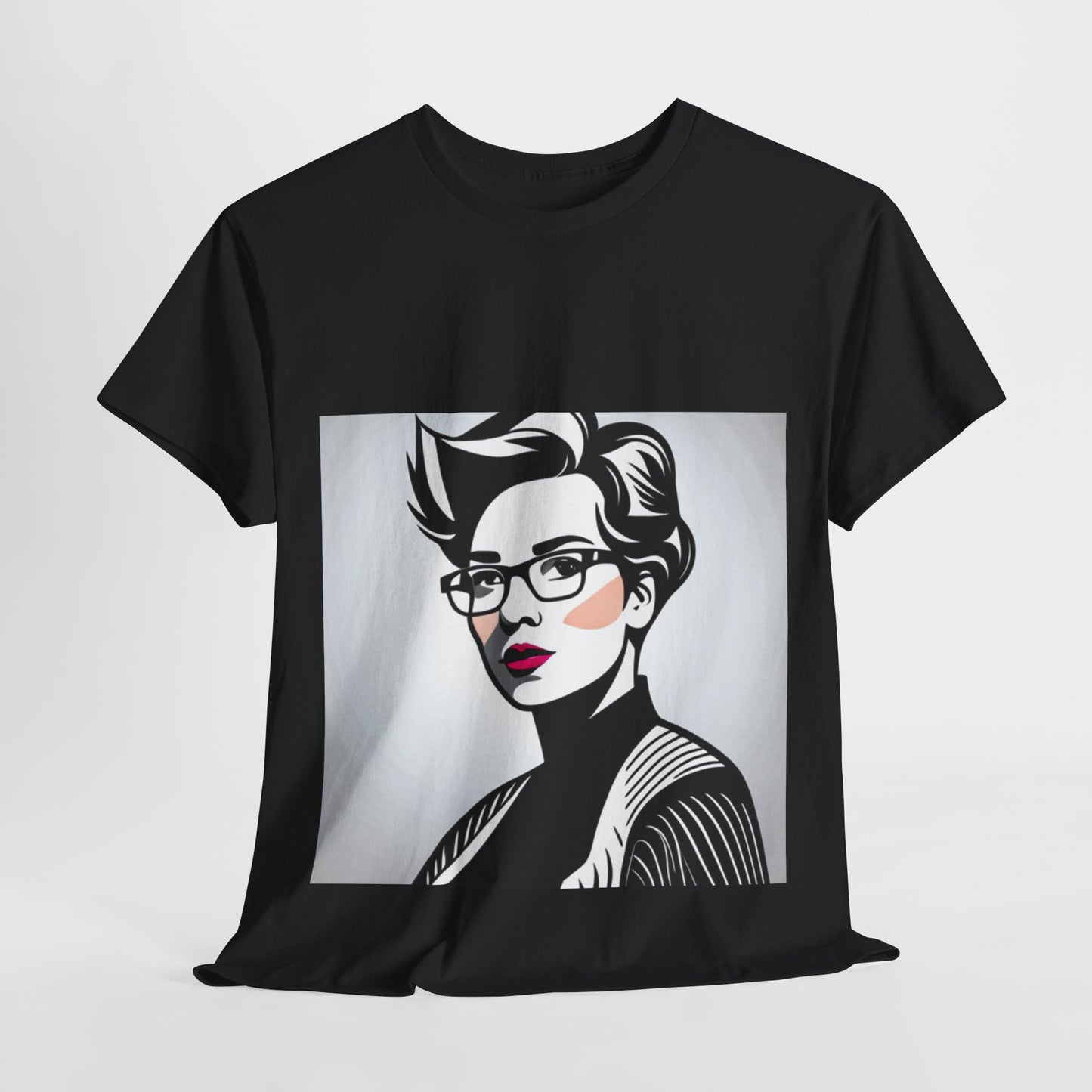 Female Model Graphic T-Shirt