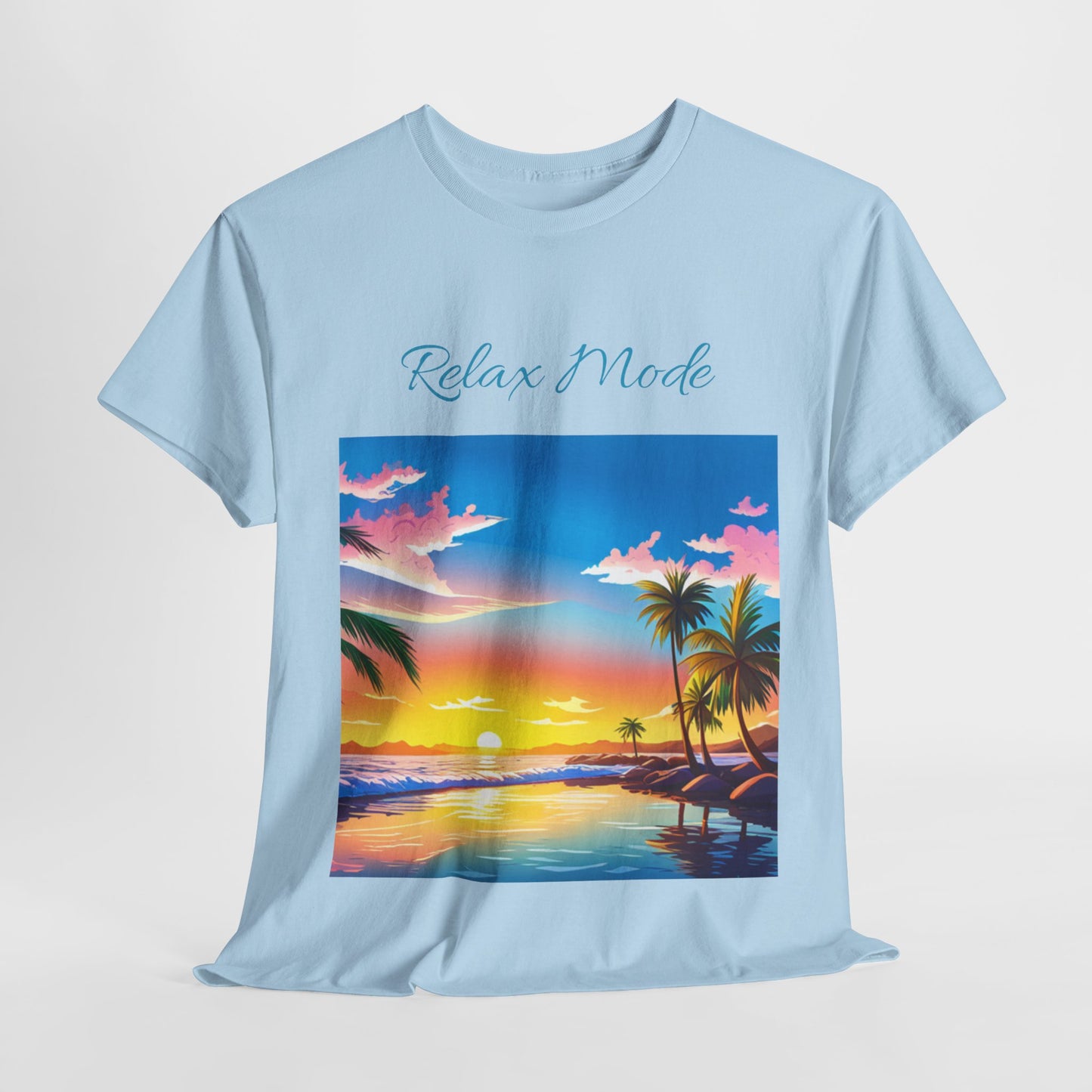 Relax Mode, Beach Graphic T-Shirt