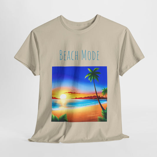 Beach Mode, Beach Graphic T-Shirt