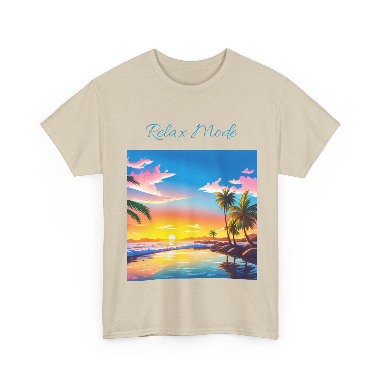 Relax Mode, Beach Graphic T-Shirt