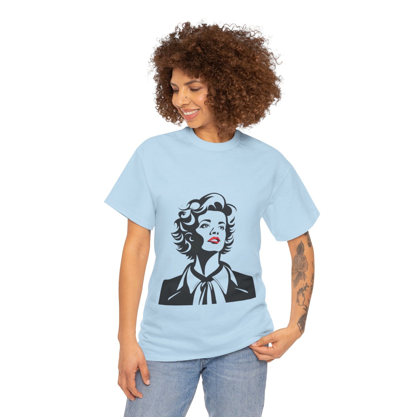 Business Woman Comic Art Graphic T-Shirt