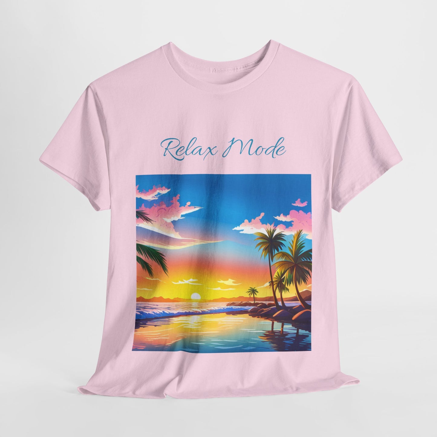 Relax Mode, Beach Graphic T-Shirt