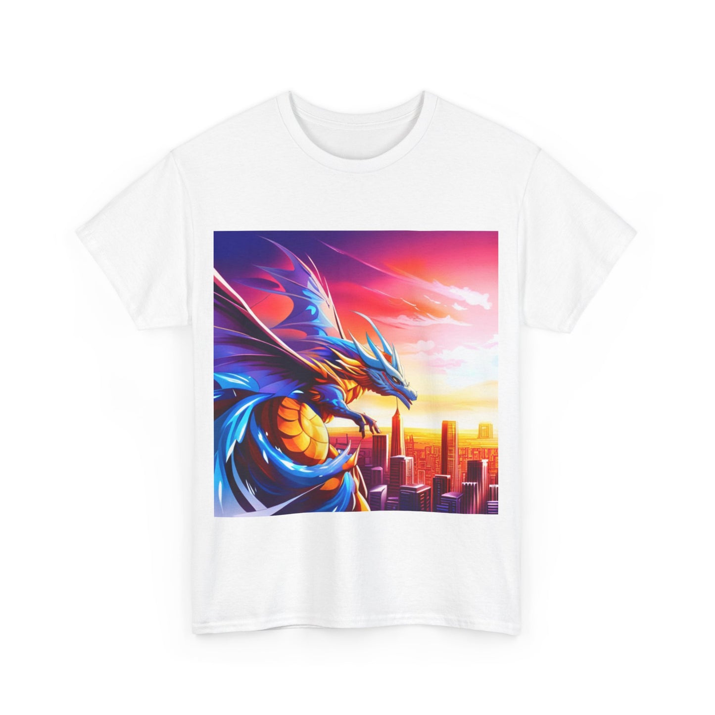 Dragon Cityscape Graphic Tee