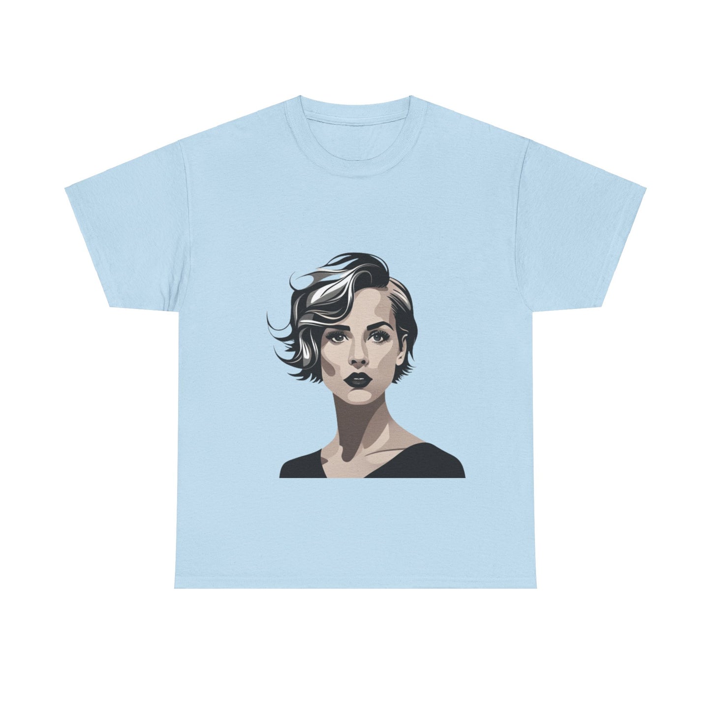 Female Model Graphic T-shirt