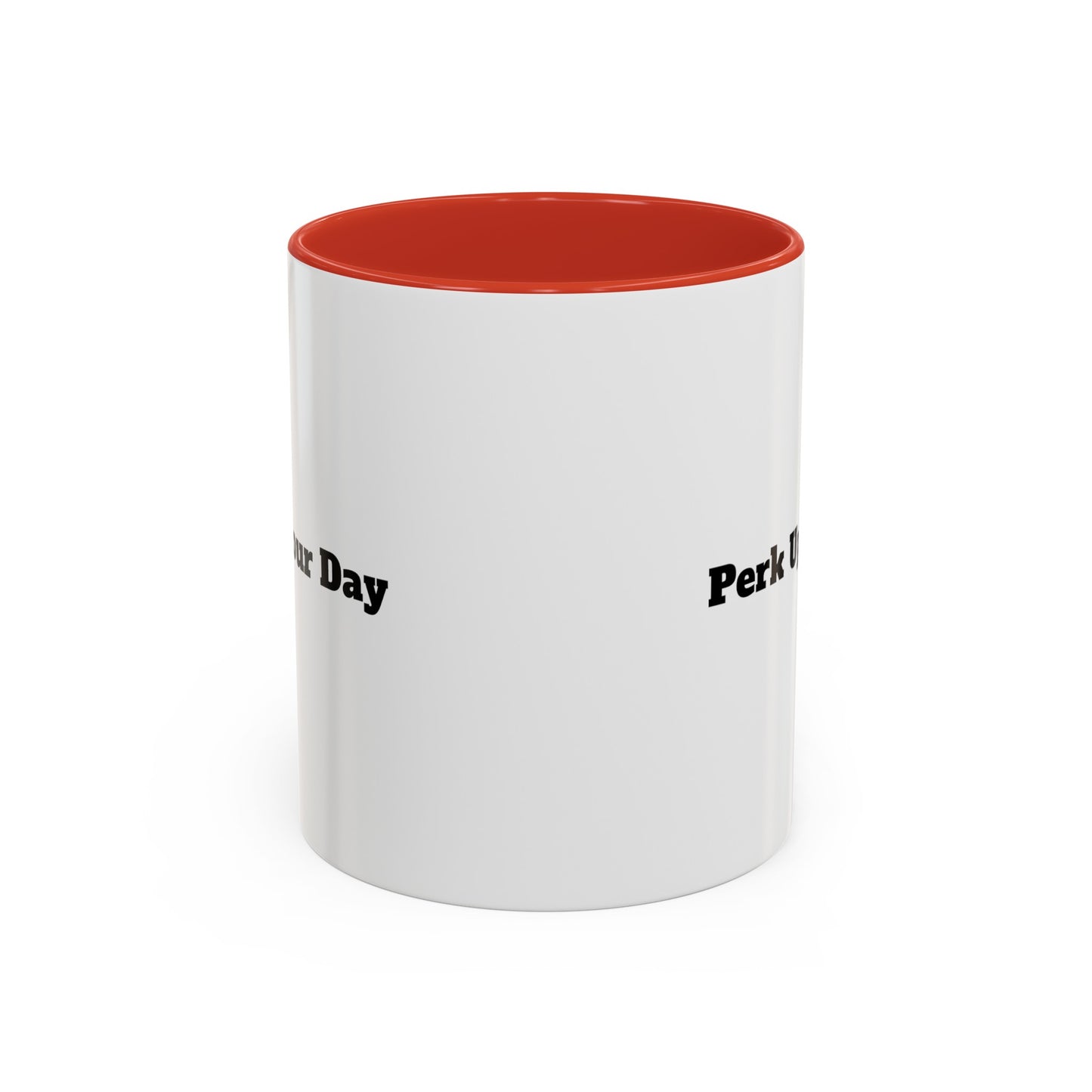 "Perk Up Your Day" Accent Coffee Mug (11, 15oz)