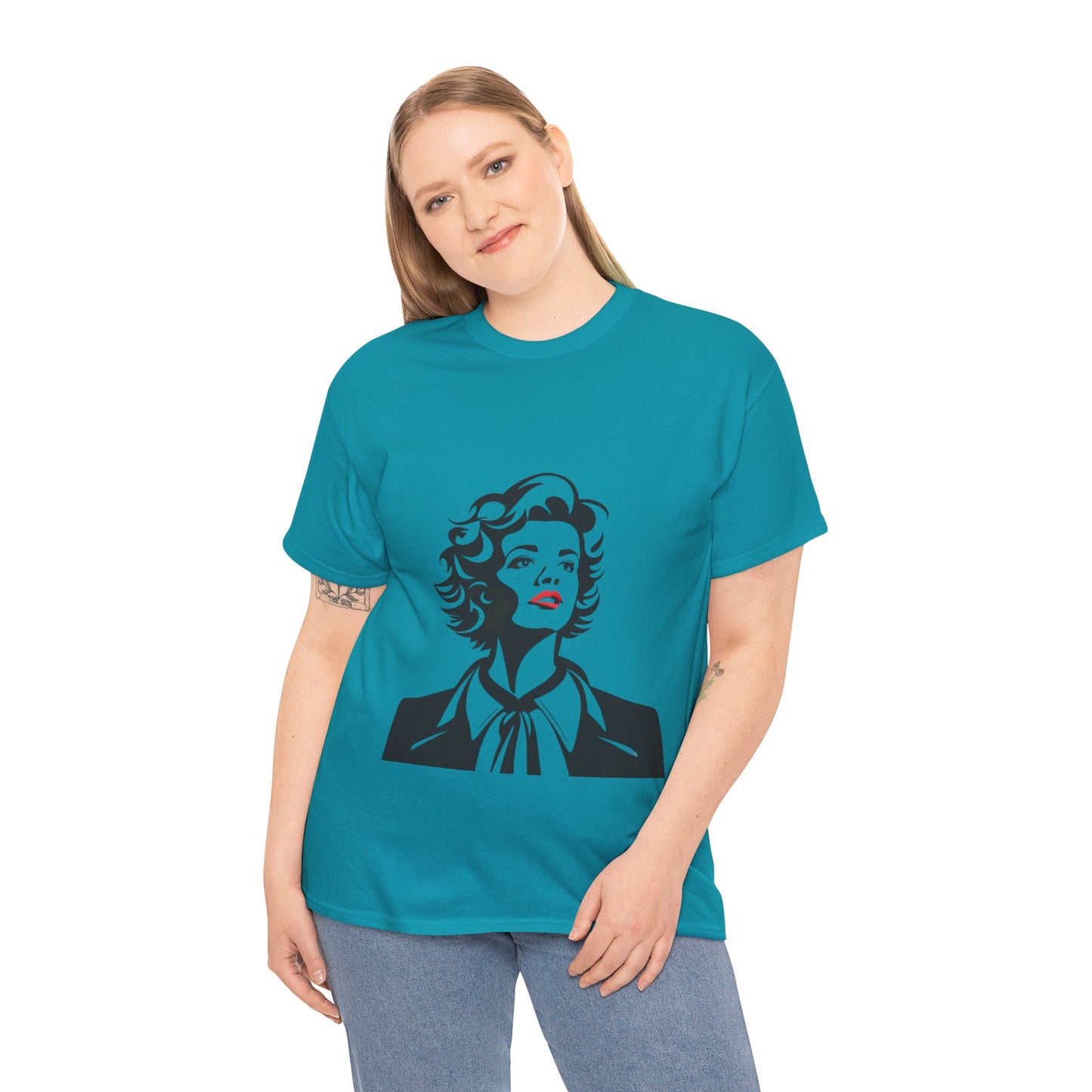 Business Woman Comic Art Graphic T-Shirt