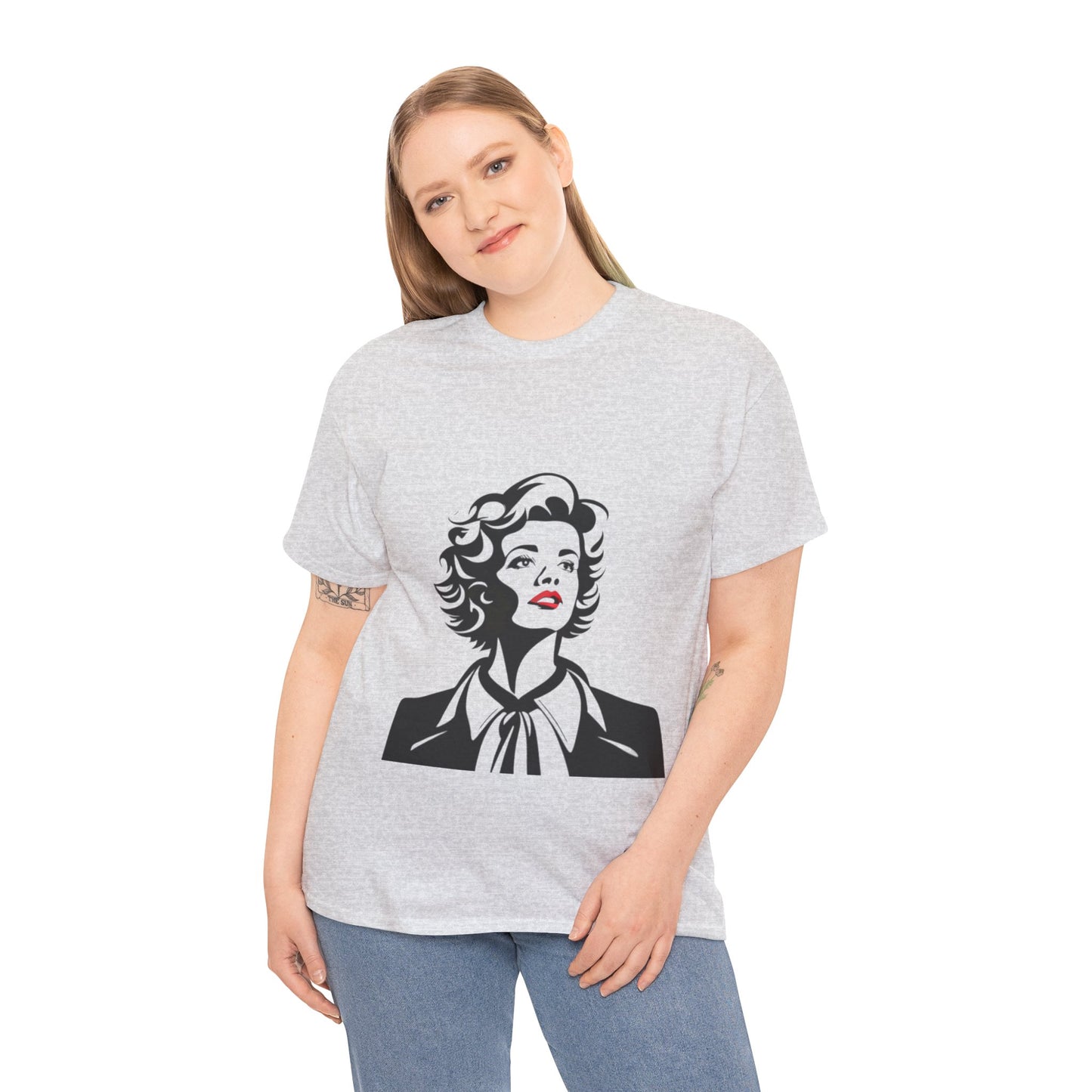 Business Woman Comic Art Graphic T-Shirt