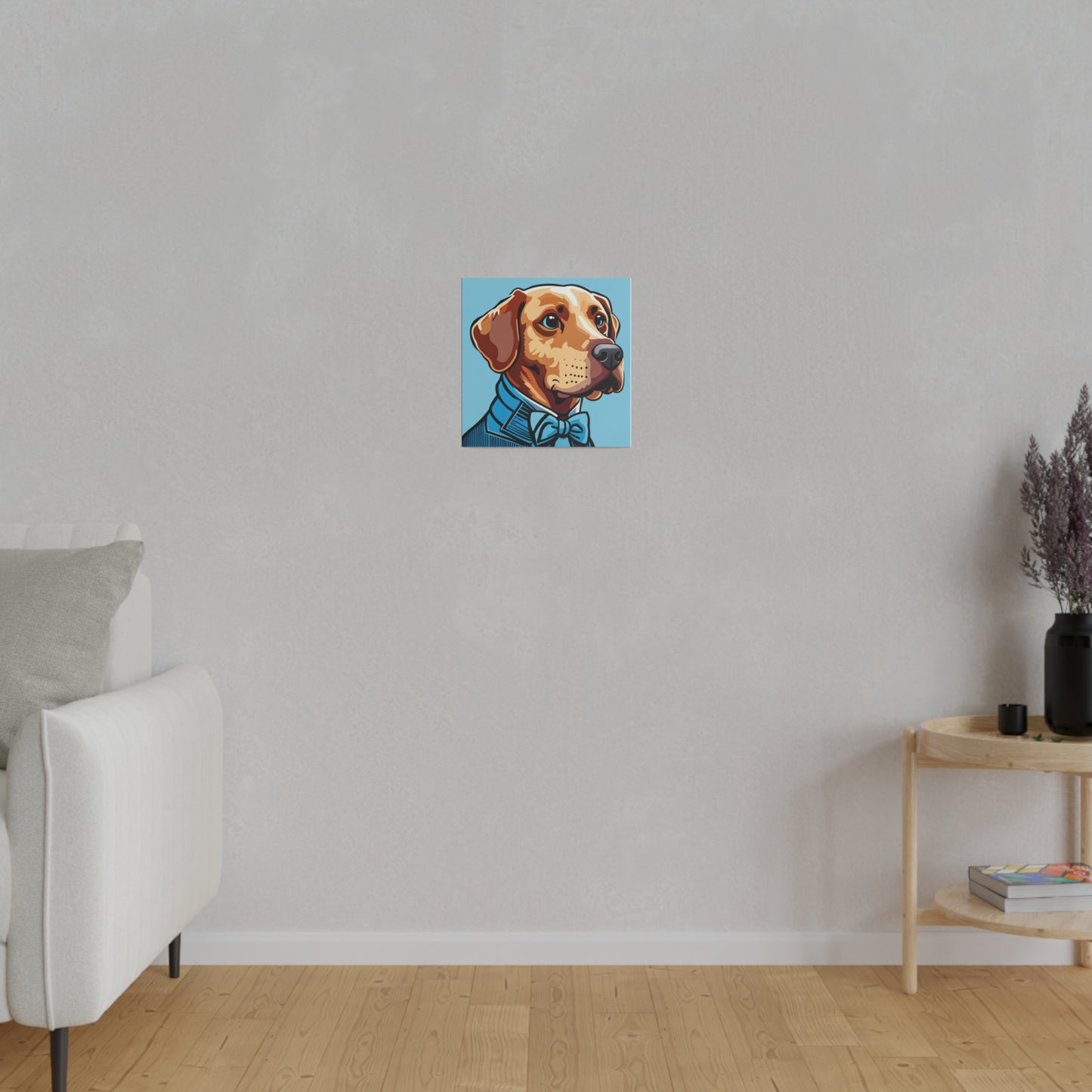 Comic Art, Dog Model on Matte Canvas, Stretched, 0.75"