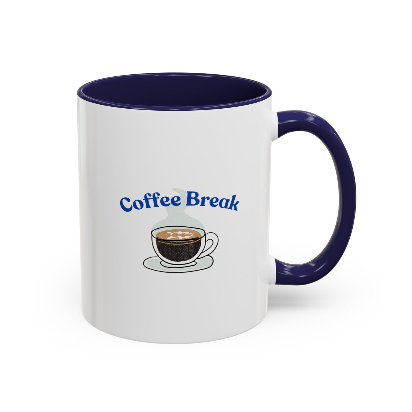 "Coffee Break" Accent Coffee Mug (11, 15oz)