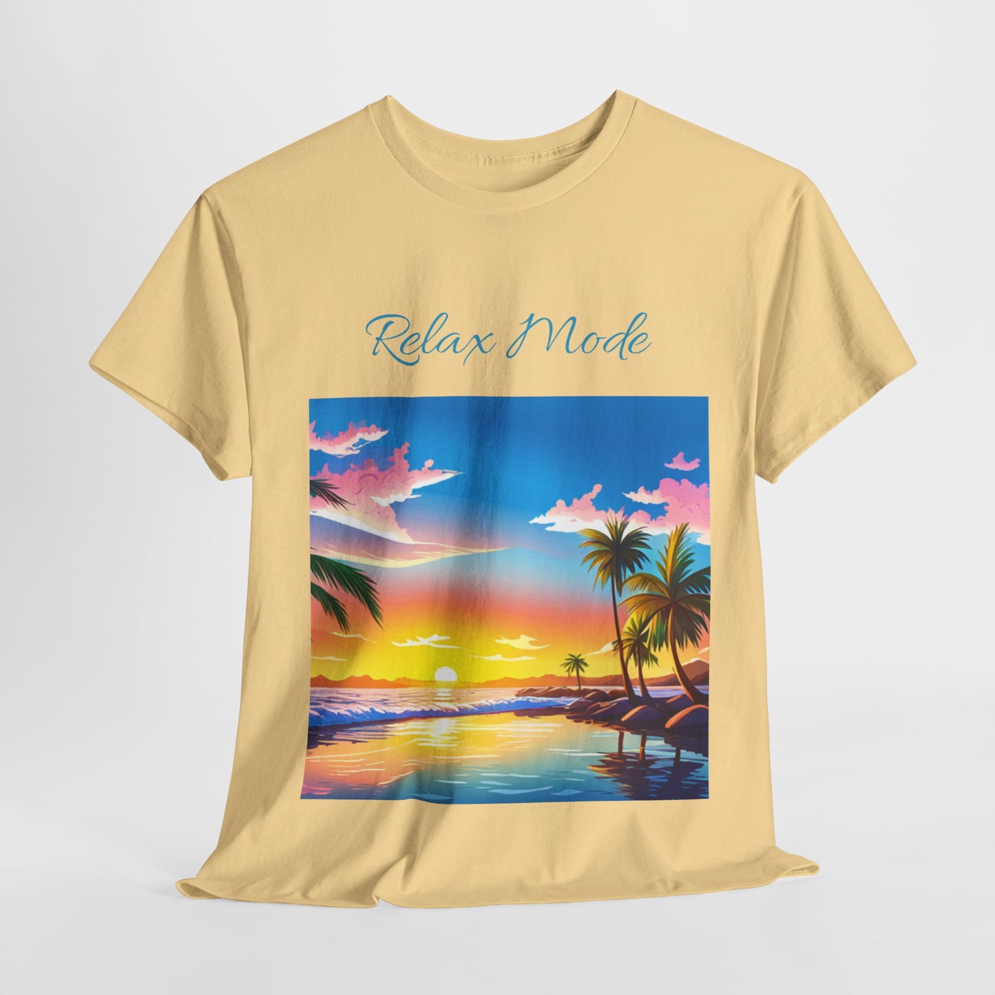 Relax Mode, Beach Graphic T-Shirt