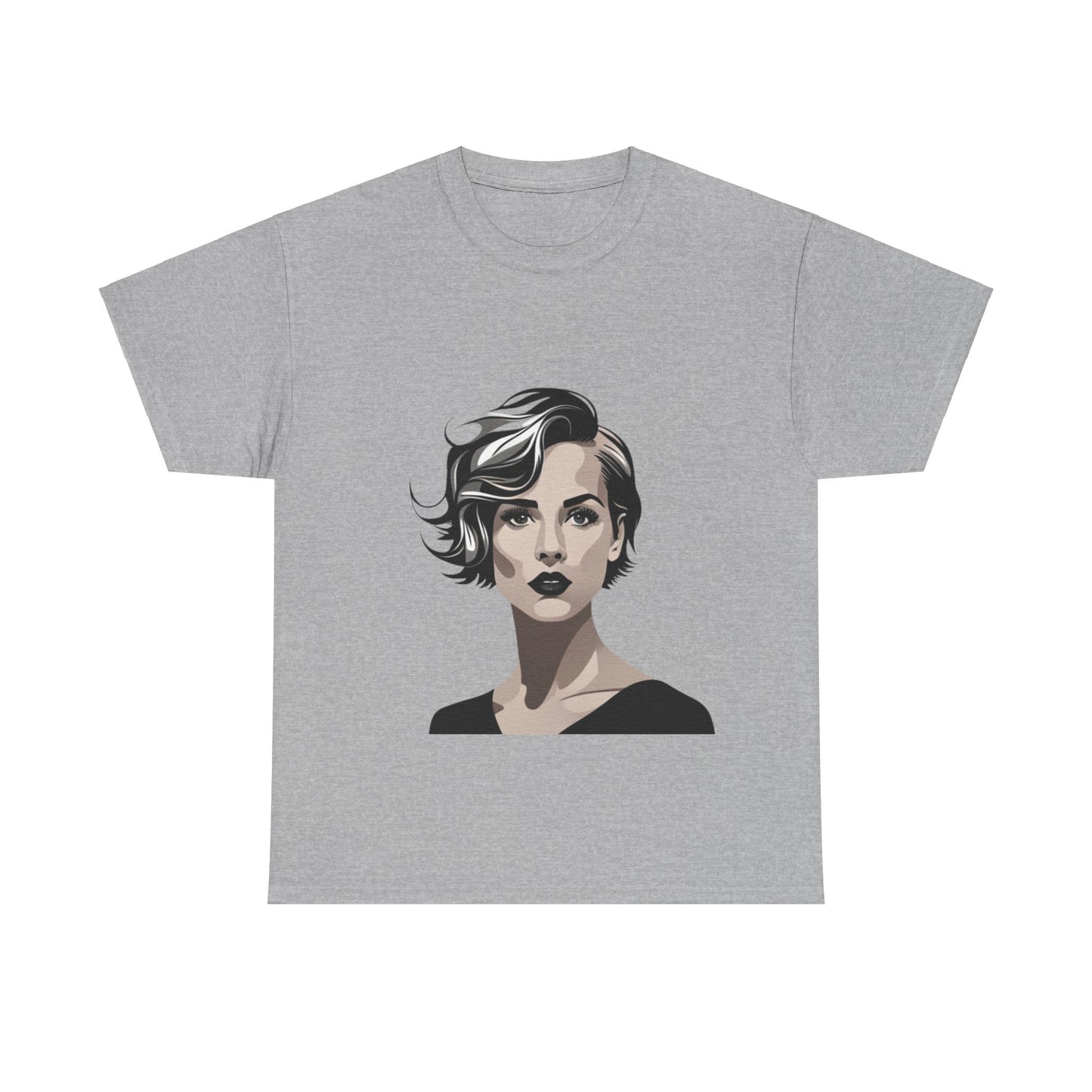 Female Model Graphic T-shirt