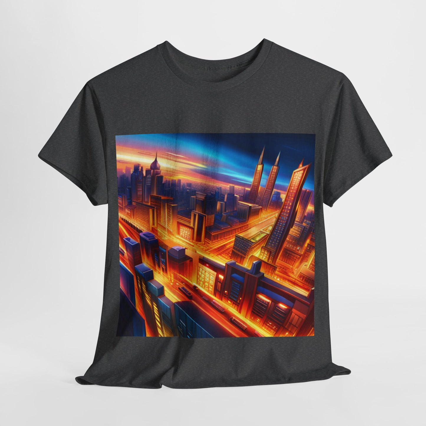 Futuristic Cityscape Graphic Tee