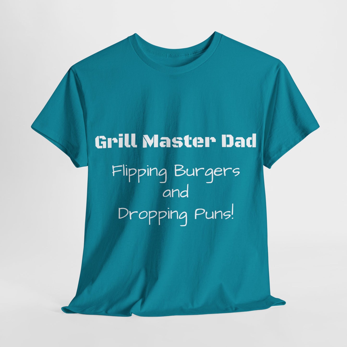 "Grill Master Dad: Flipping Burgers and Dropping Puns!" Tee