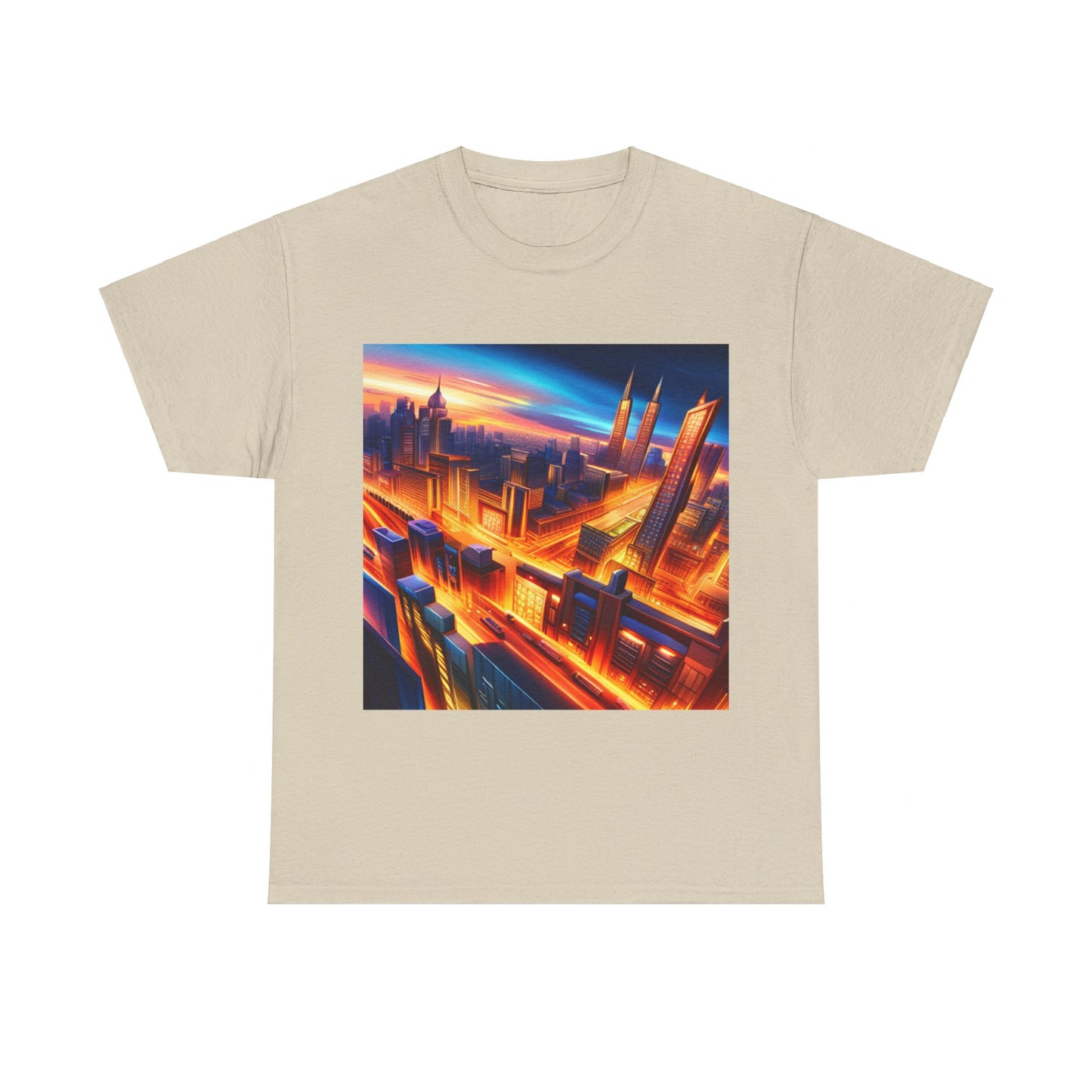 Futuristic Cityscape Graphic Tee