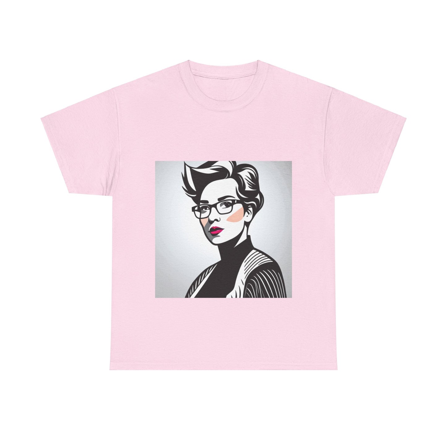 Female Model Graphic T-Shirt