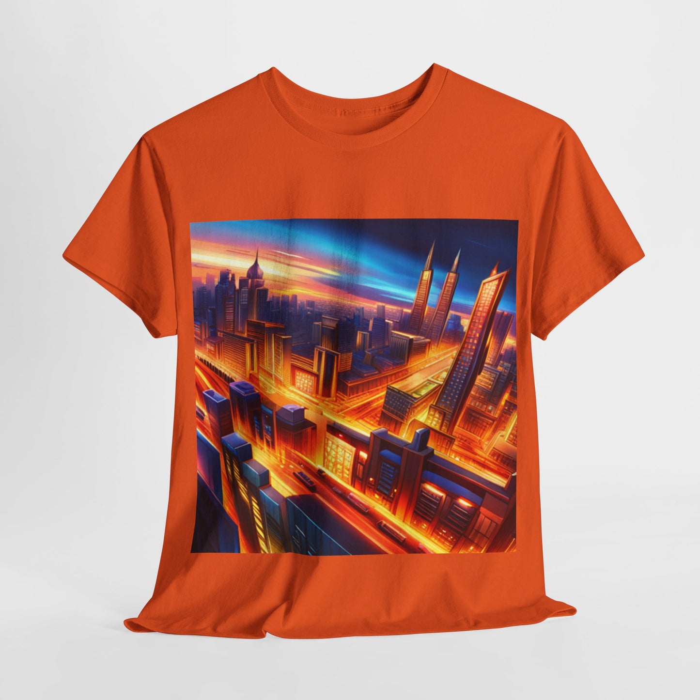 Futuristic Cityscape Graphic Tee