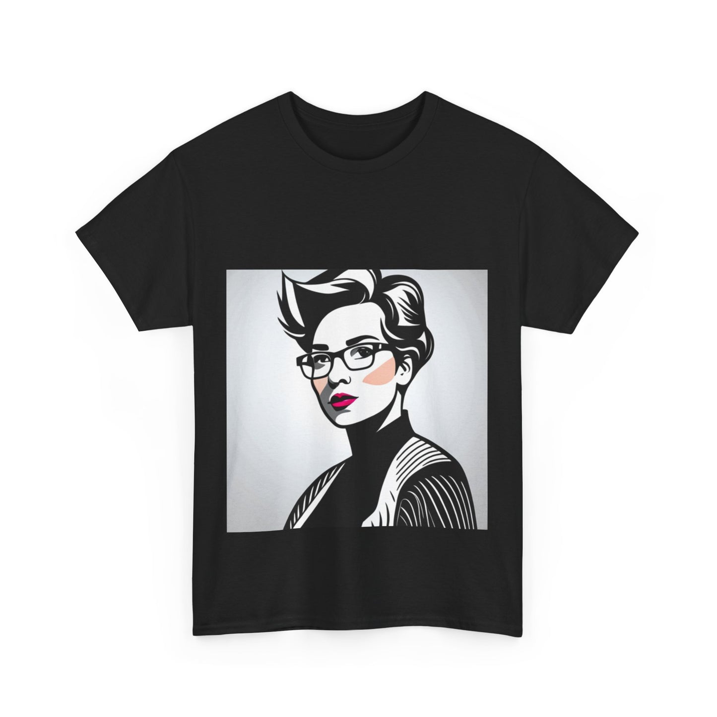 Female Model Graphic T-Shirt