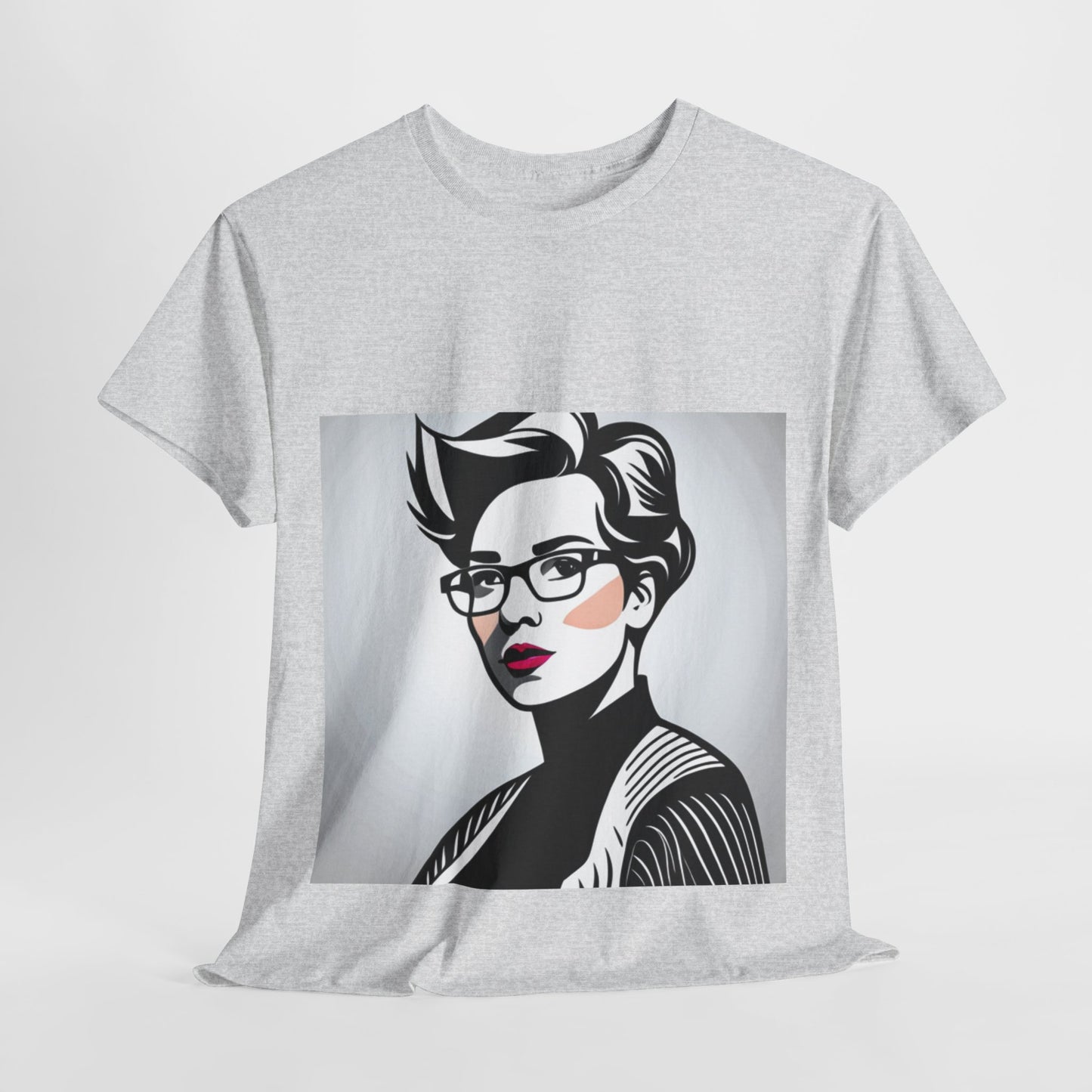 Female Model Graphic T-Shirt