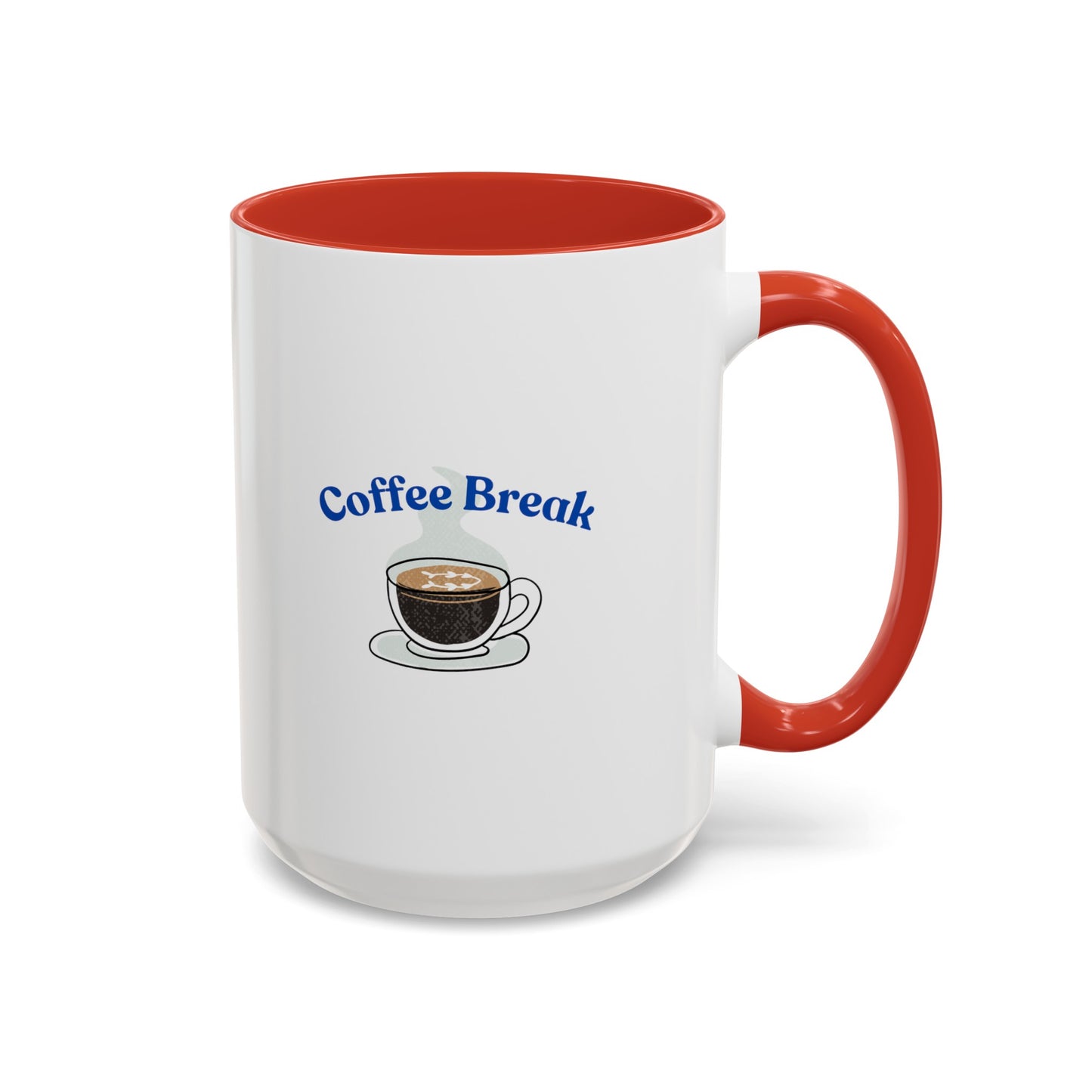 "Coffee Break" Accent Coffee Mug (11, 15oz)