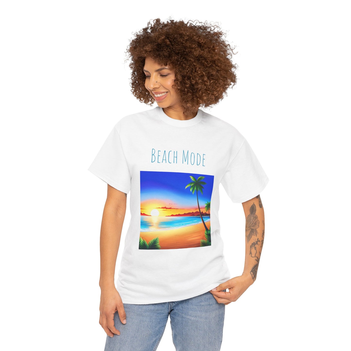 Beach Mode, Beach Graphic T-Shirt