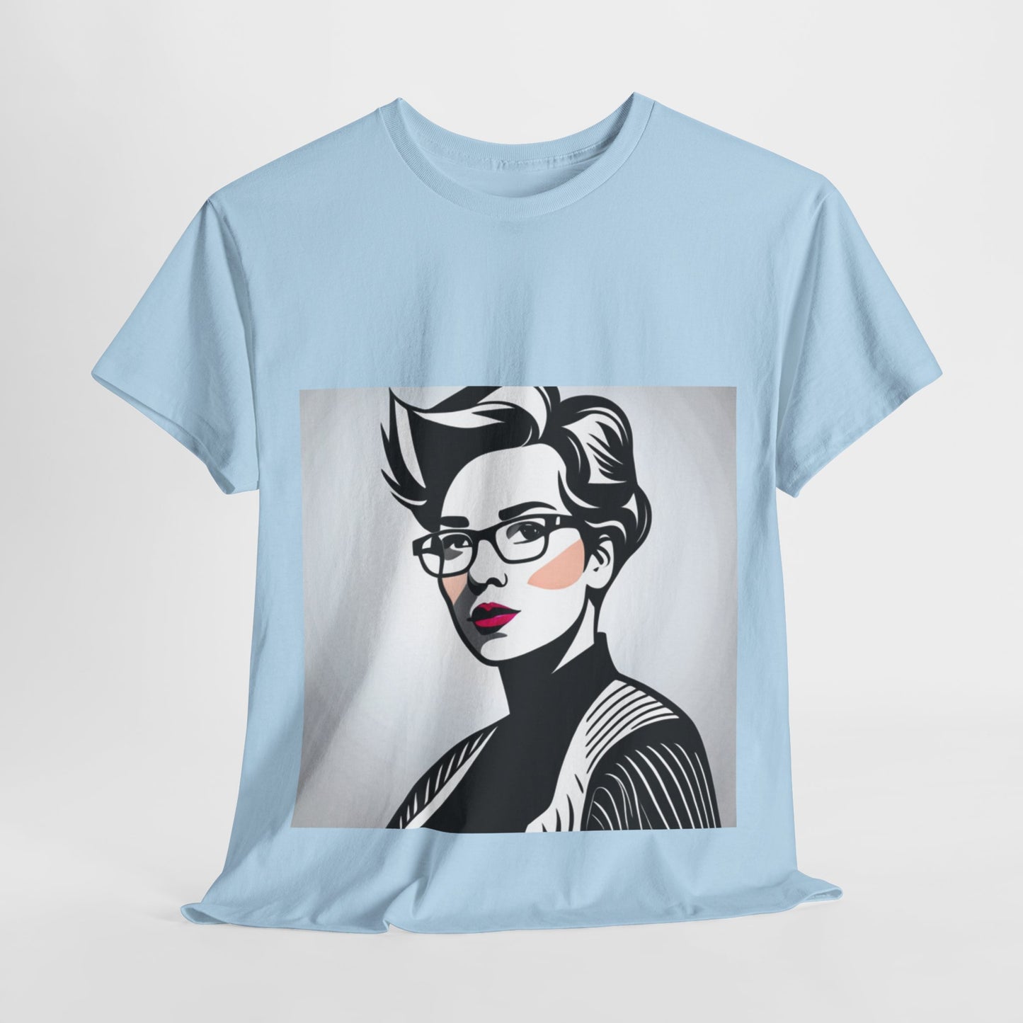 Female Model Graphic T-Shirt