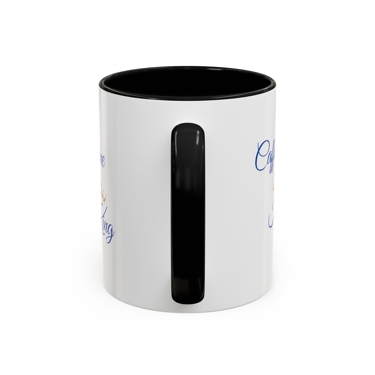 "Caffeine King" Accent Coffee Mug (11, 15oz)