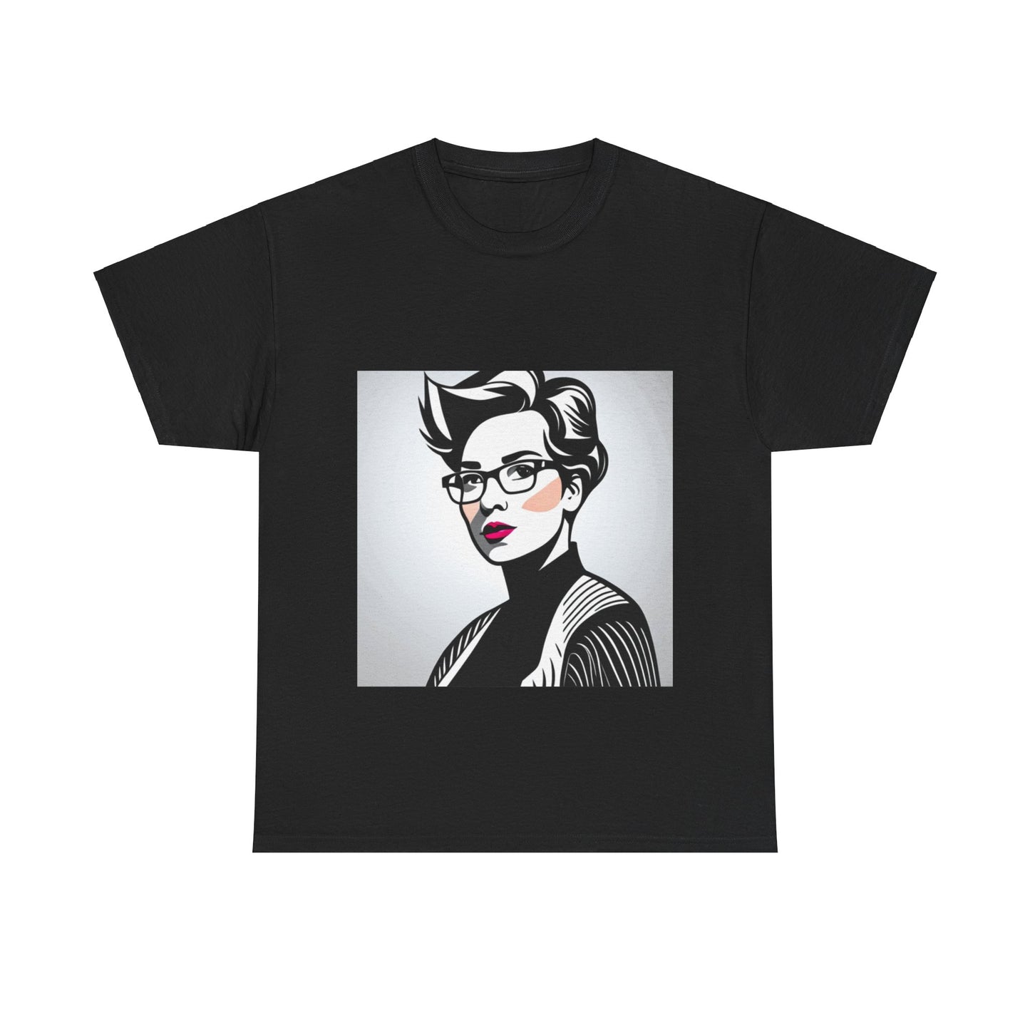 Female Model Graphic T-Shirt