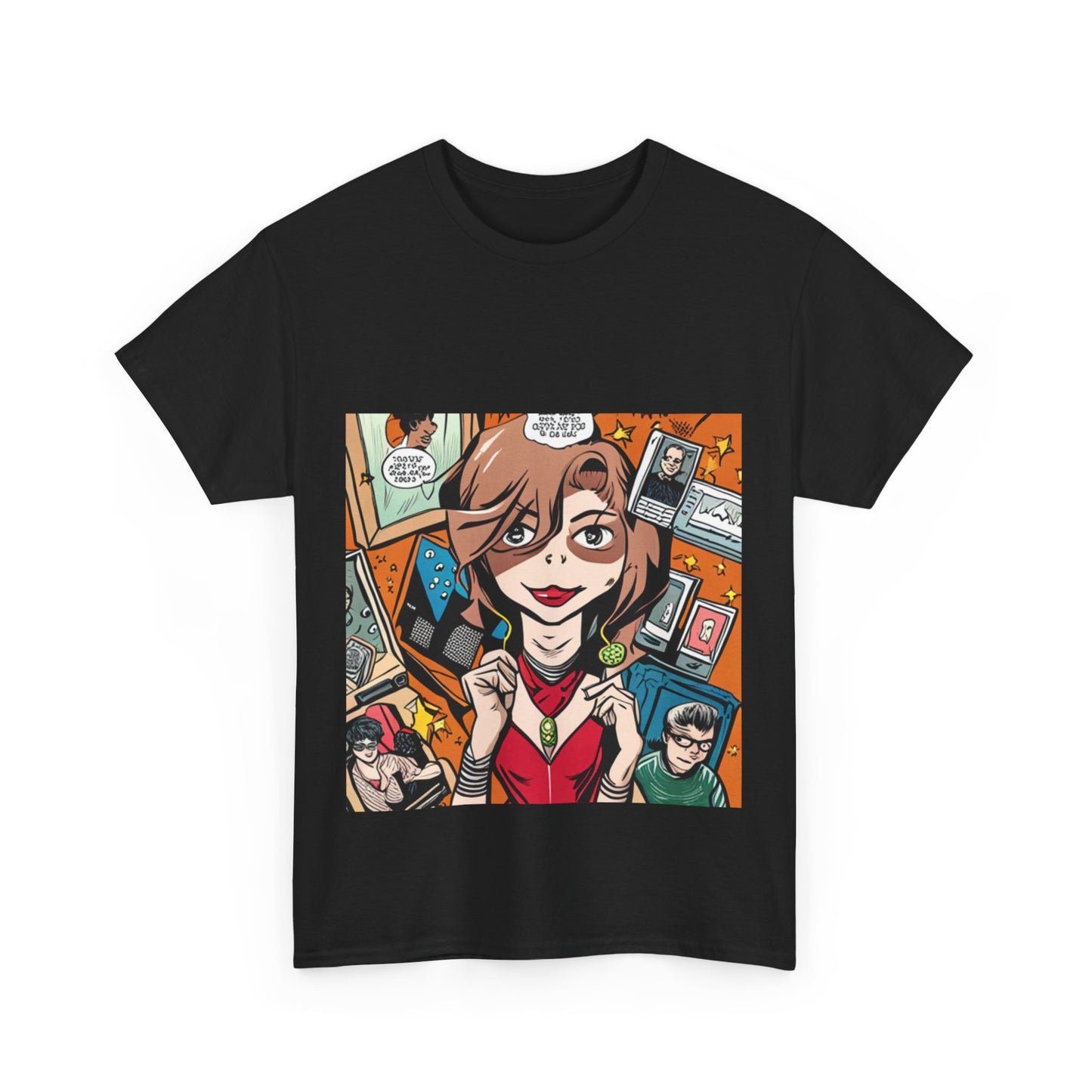 Comic Book Art Graphic T-Shirt