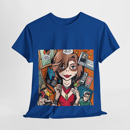 Comic Book Art Graphic T-Shirt