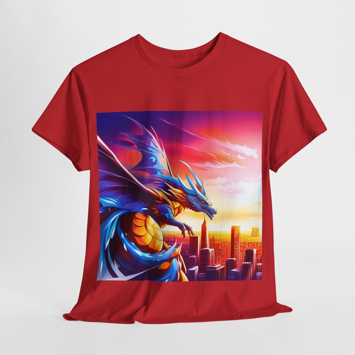 Dragon Cityscape Graphic Tee