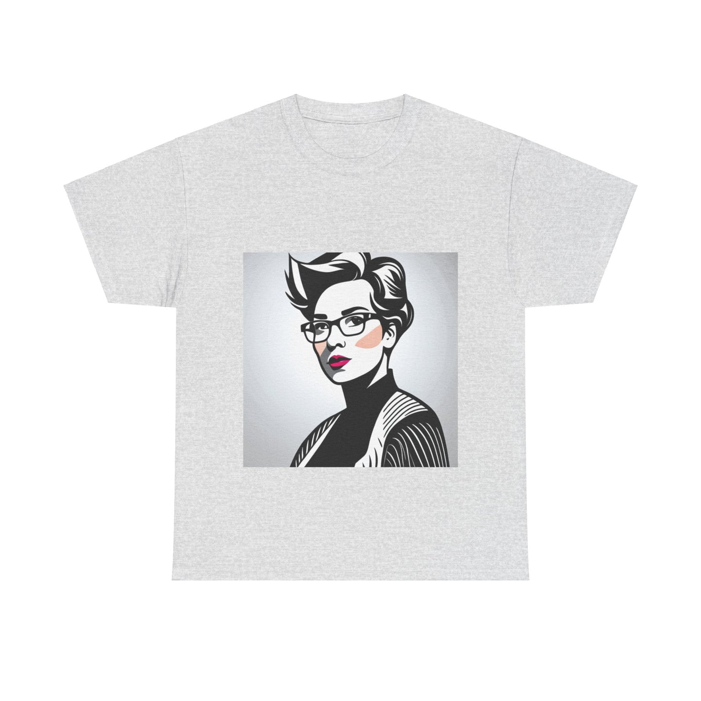 Female Model Graphic T-Shirt