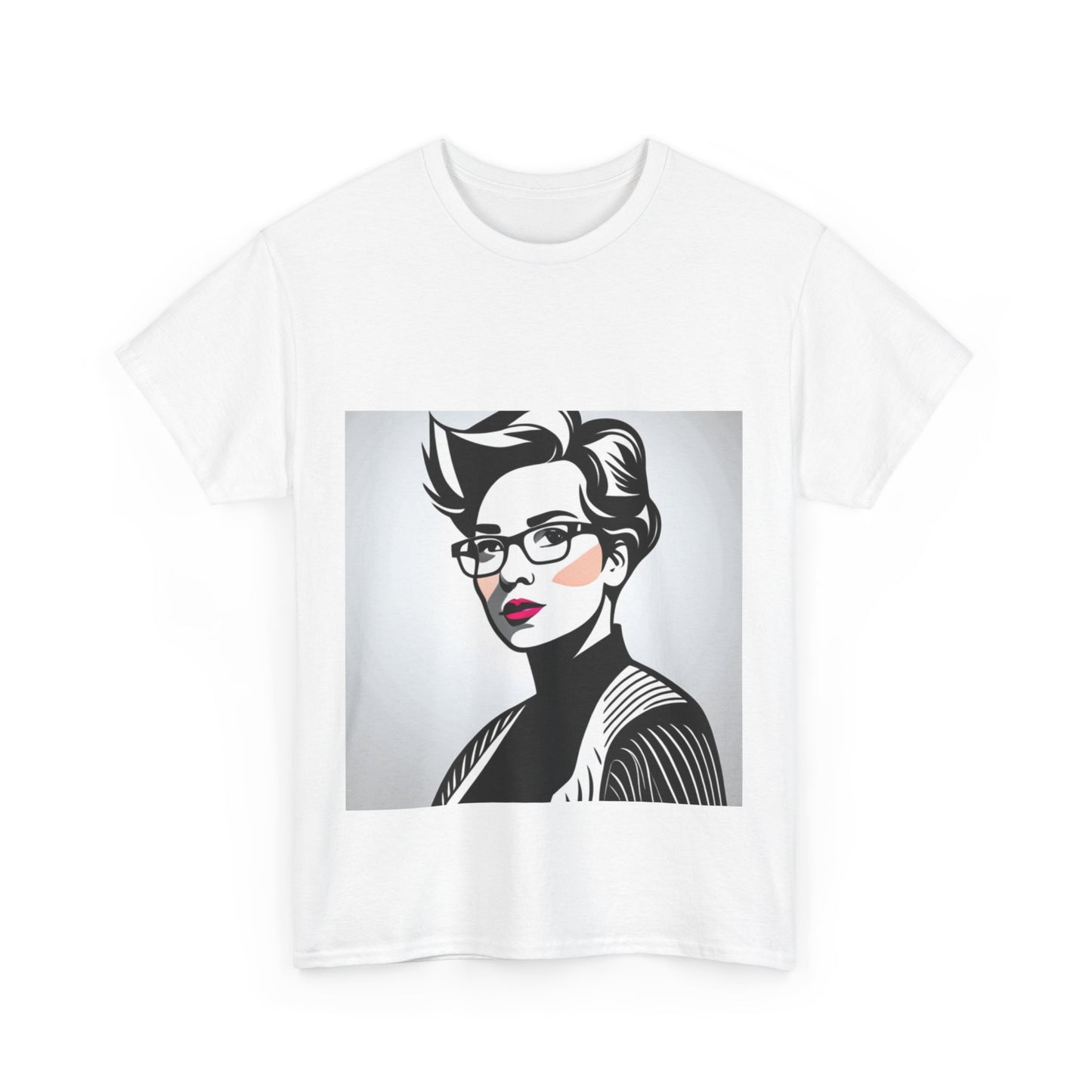 Female Model Graphic T-Shirt