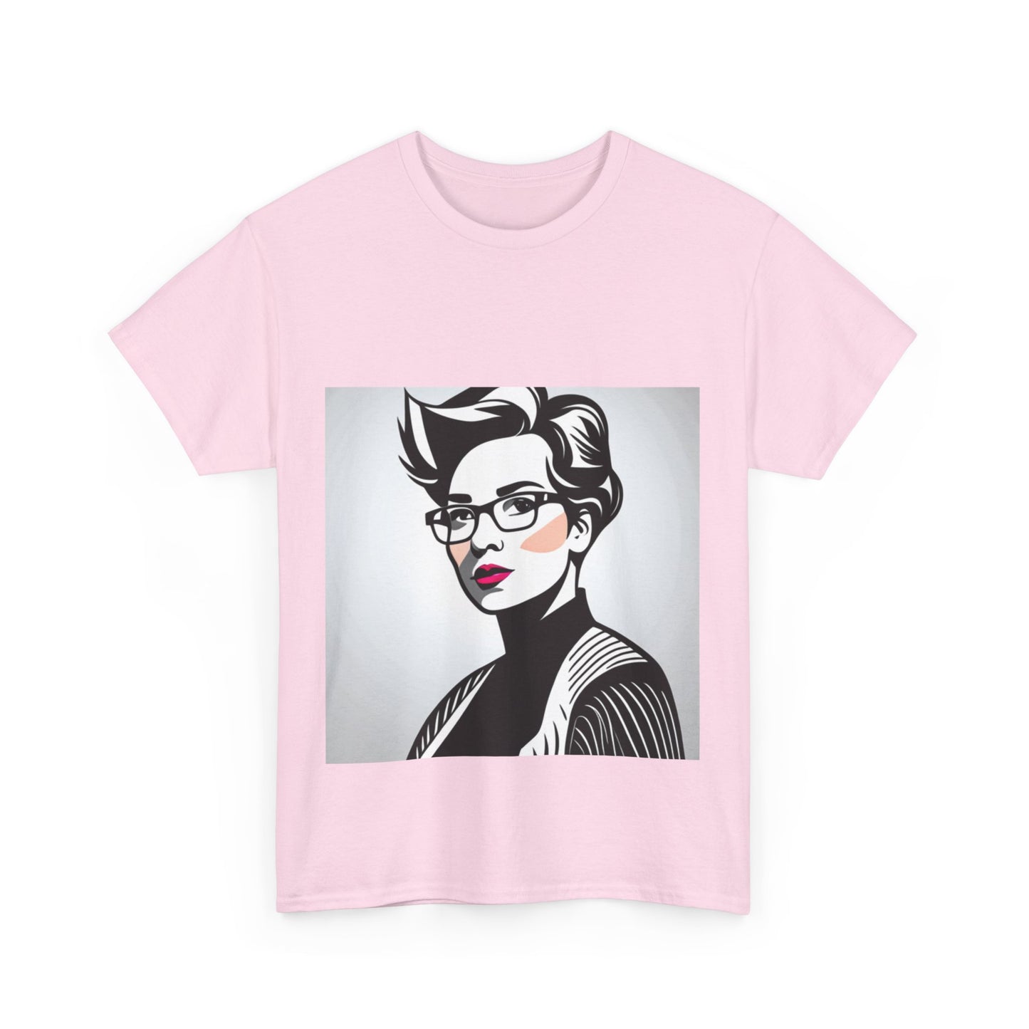 Female Model Graphic T-Shirt