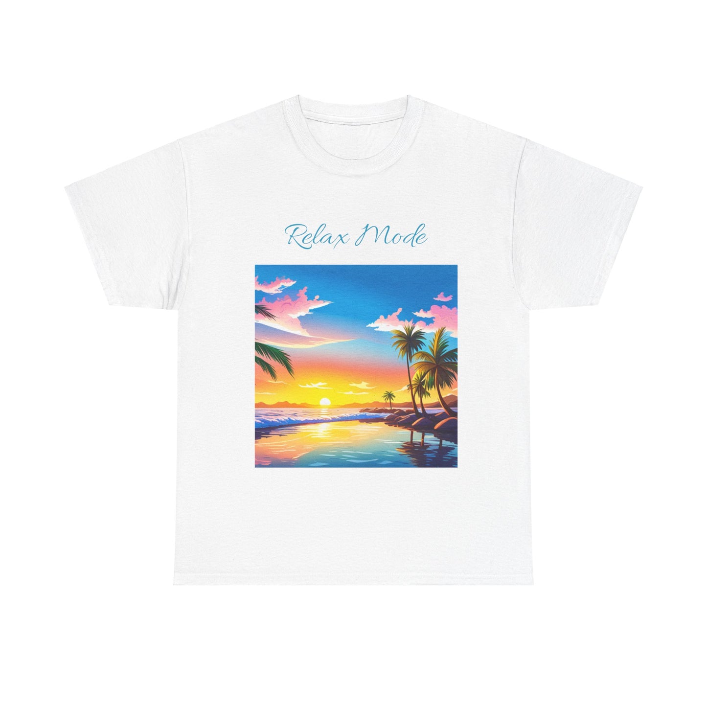 Relax Mode, Beach Graphic T-Shirt