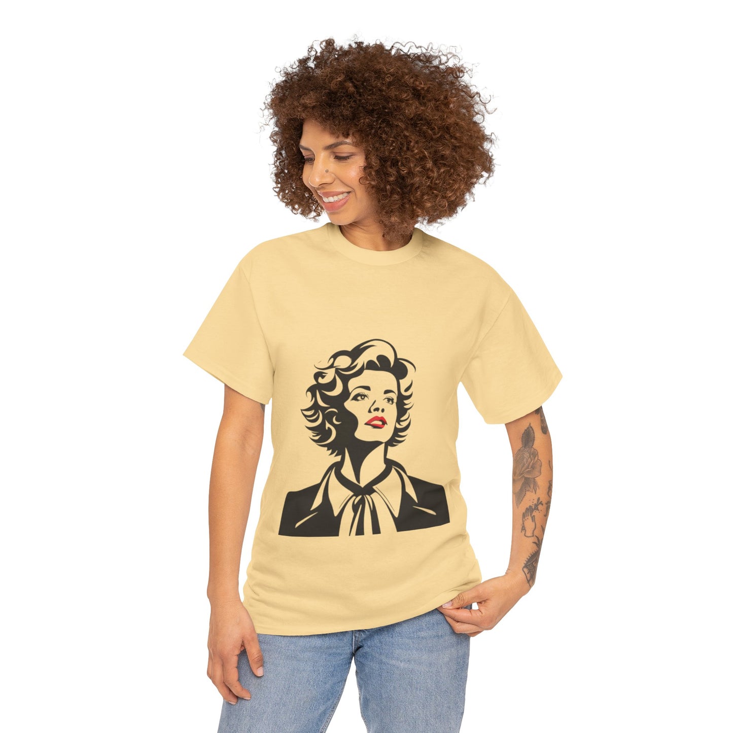 Business Woman Comic Art Graphic T-Shirt