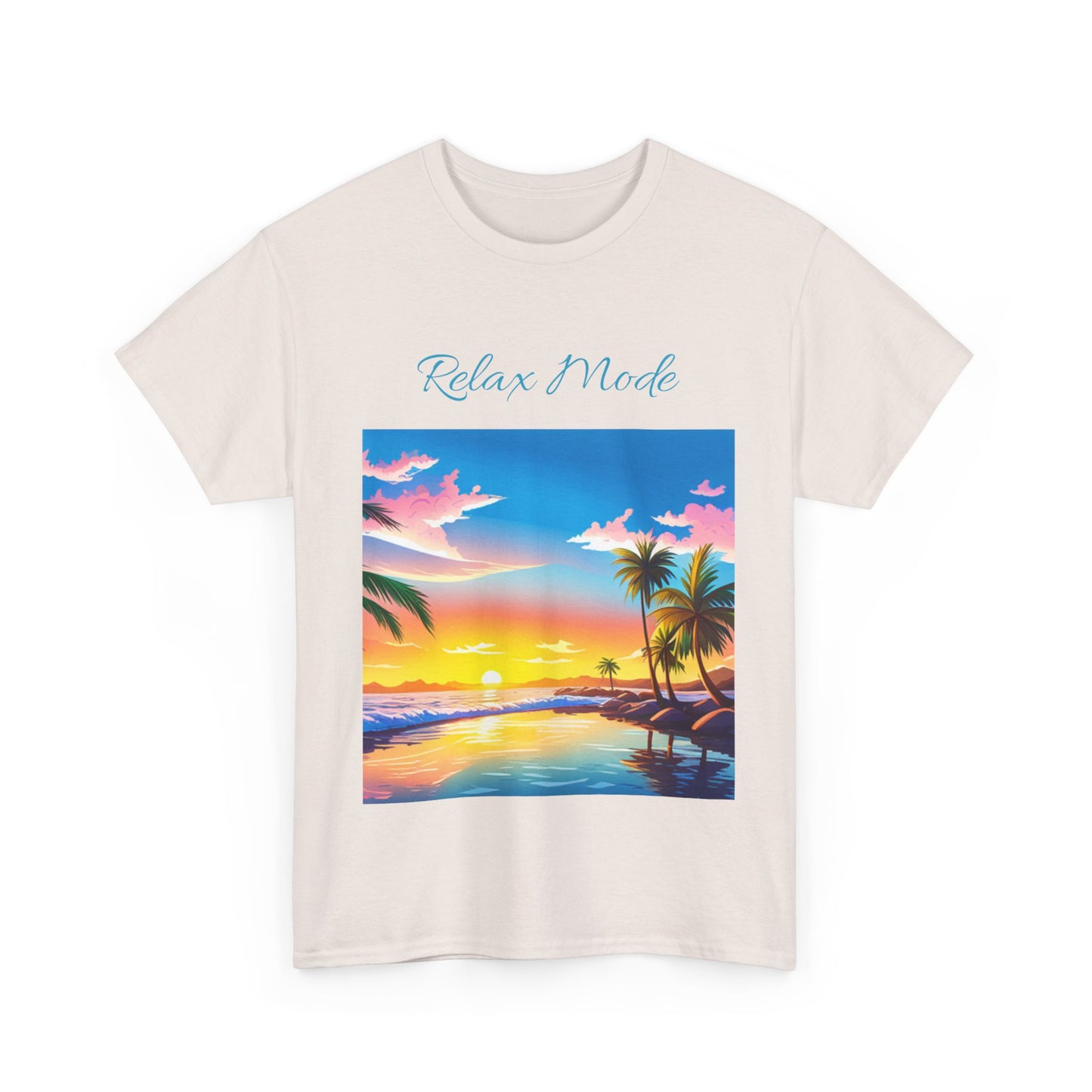 Relax Mode, Beach Graphic T-Shirt