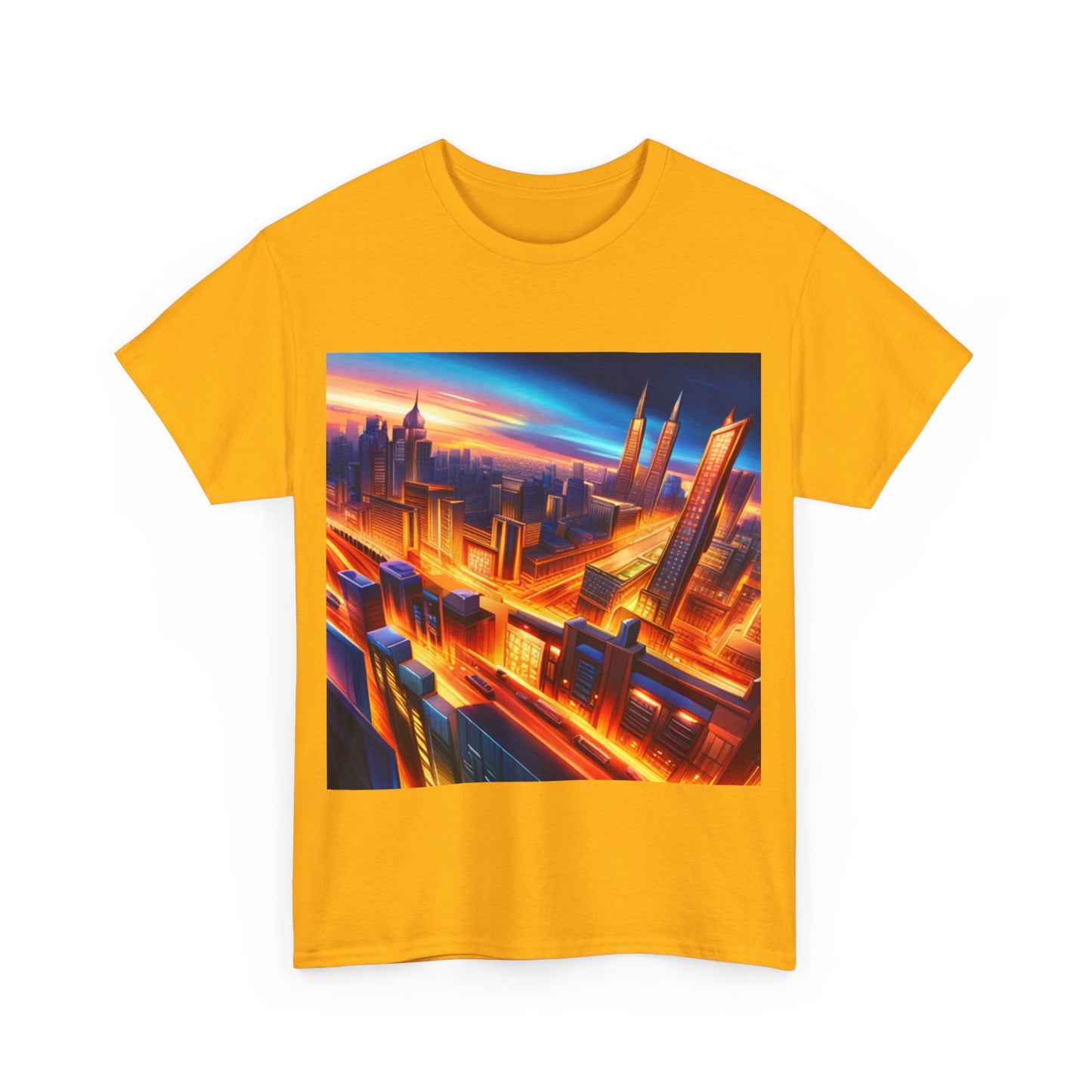 Futuristic Cityscape Graphic Tee