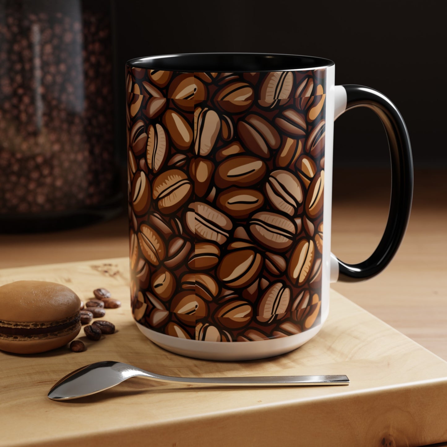 "Bean There, Done That" Accent Coffee Mug (11, 15oz)