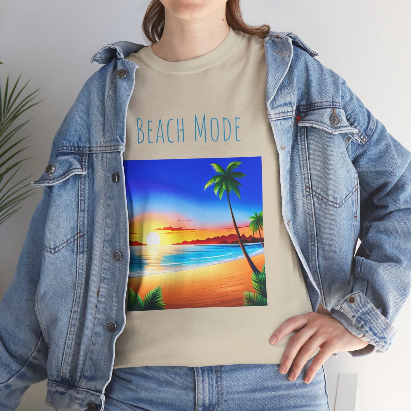 Beach Mode, Beach Graphic T-Shirt