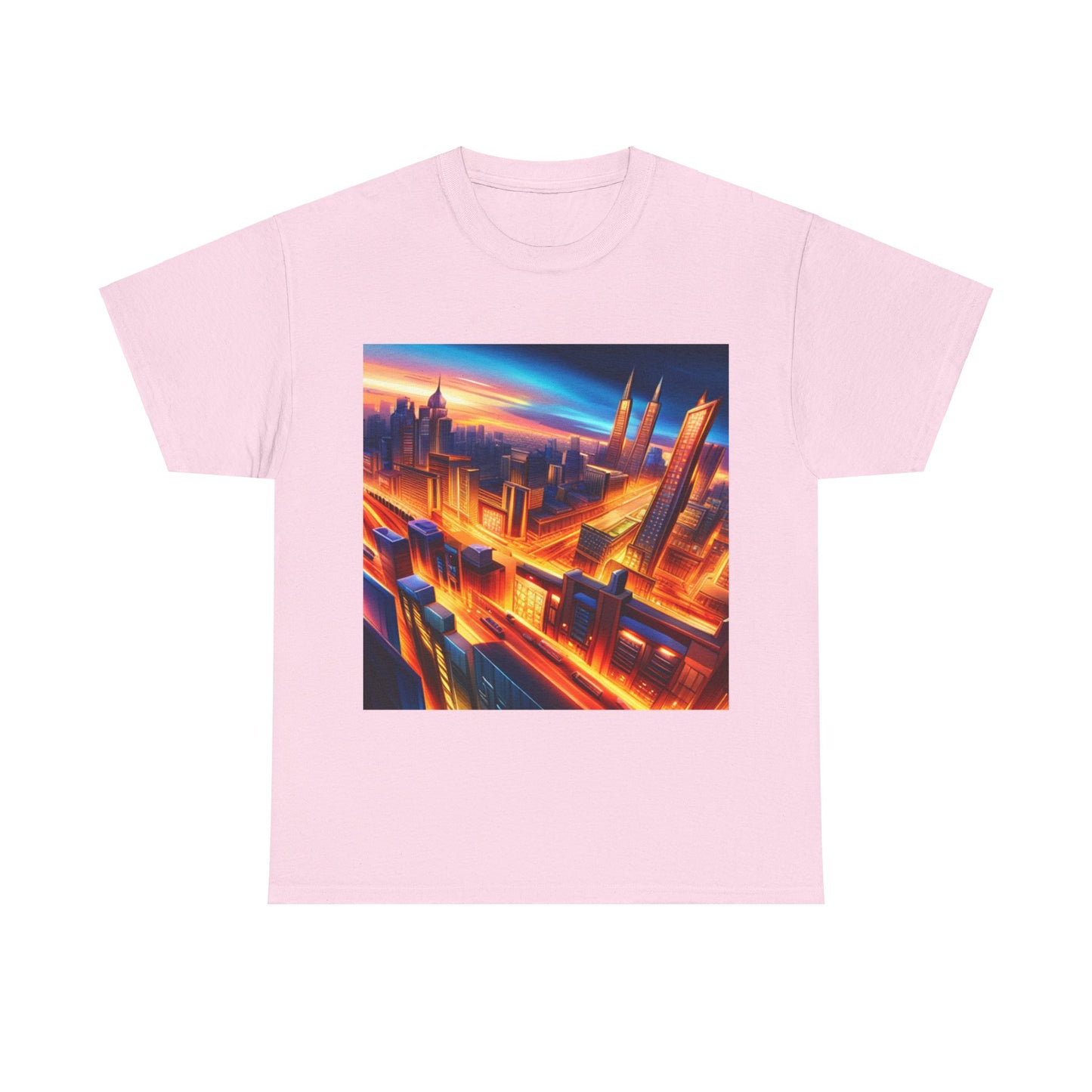 Futuristic Cityscape Graphic Tee