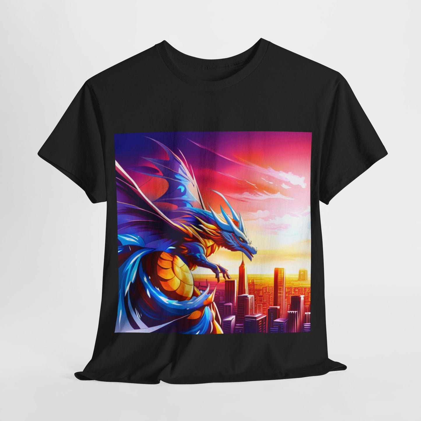 Dragon Cityscape Graphic Tee