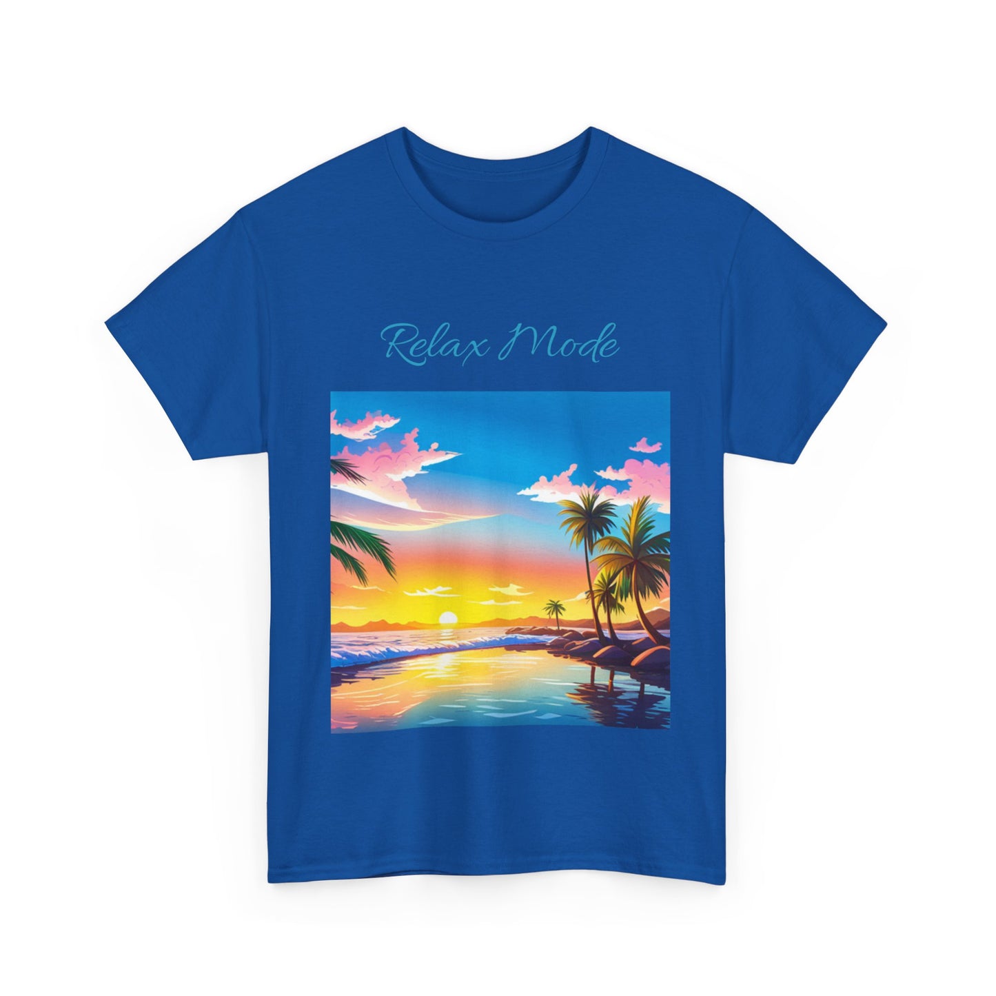 Relax Mode, Beach Graphic T-Shirt